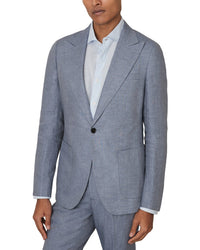 Reiss Warner Notch Linen Blazer
