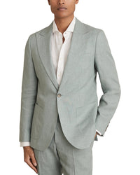 Reiss Warner Notch Linen Blazer