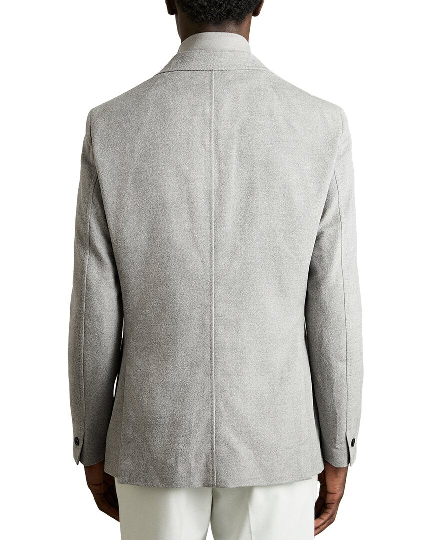 Reiss Patch Notch Gilet Wool- Blend Blazer
