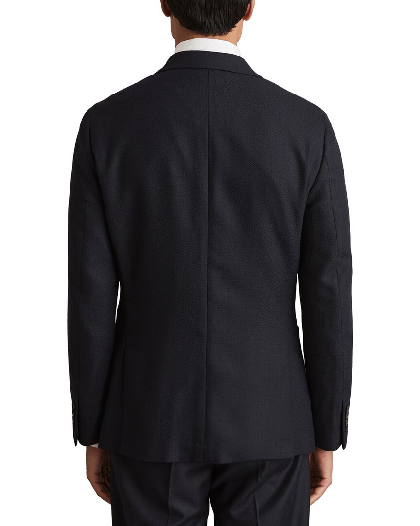 Reiss Club Peak Textured Weave Wool-Blend Blazer