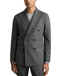 Reiss Malibu Peak Textured Wool-Blend Blazer