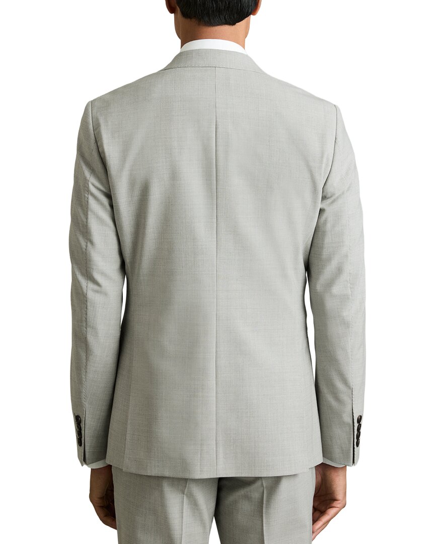 Reiss Slice Peak Check Wool-Blend Blazer