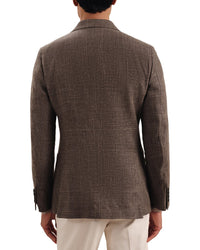 Reiss Ramsay Peak Check Linen Jacket