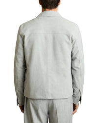 Reiss Belle Suede Leather Zippered Jacket