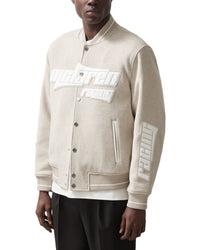 Reiss Track Wool-Blend Bomber Jacket