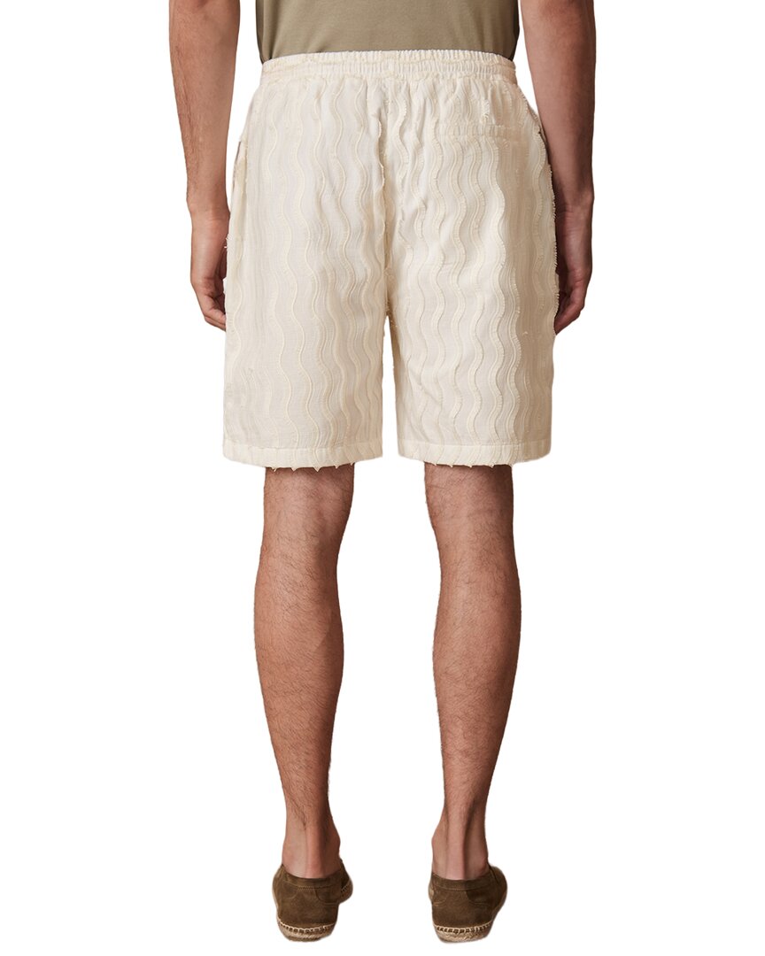Reiss Serra Wave Fringed Drawstring Short