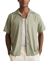 Reiss Nitus Herringbone Cuba Shirt