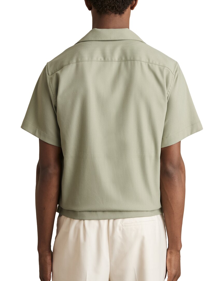 Reiss Nitus Herringbone Cuba Shirt