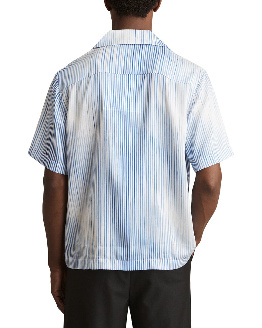 Reiss Mendosa Stripe Print Shirt