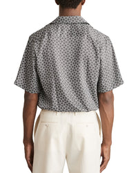 Reiss Barella Geo Wave Print Shirt