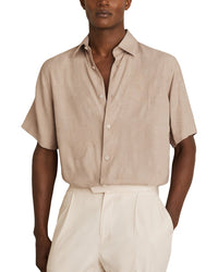 Reiss Coupe Floral Jacquard Shirt