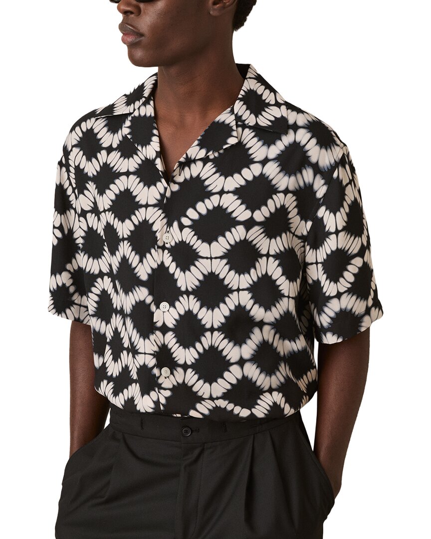 Reiss Makarb Abstract Floral Print Shirt