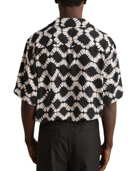 Reiss Makarb Abstract Floral Print Shirt