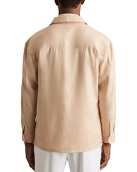 Reiss Eze Linen Twin Pocket Shirt