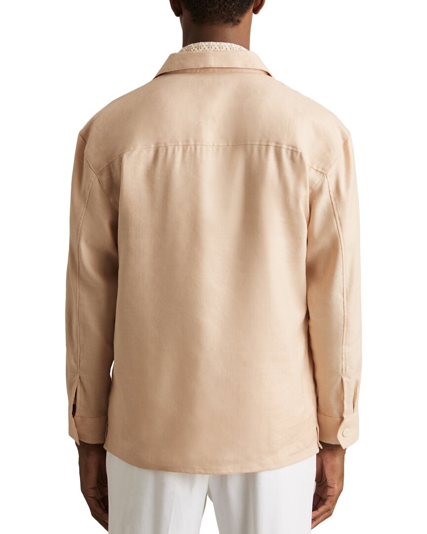 Reiss Eze Linen Twin Pocket Shirt