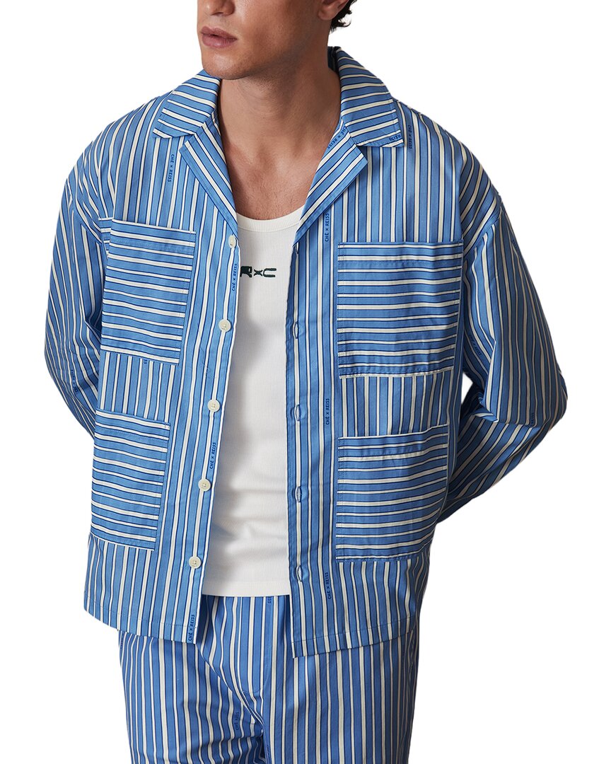 Reiss Fonta Stripe Cotton Polo Shirt