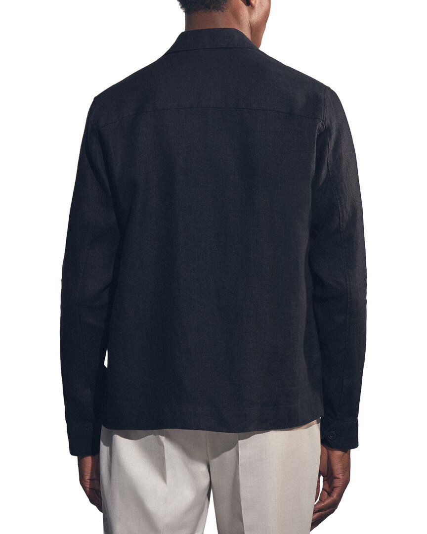 Reiss Eze Linen Twin Pocket Shirt