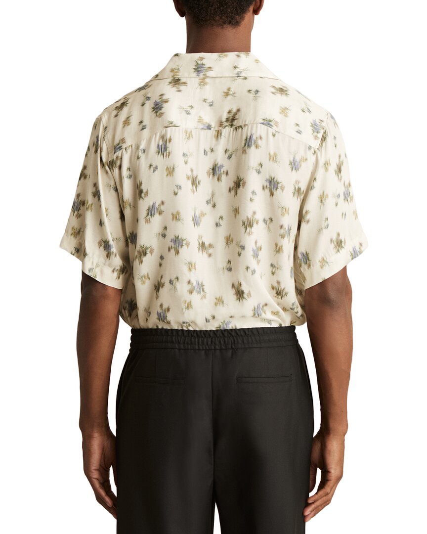 Reiss Fade Abstract Floral Print Shirt