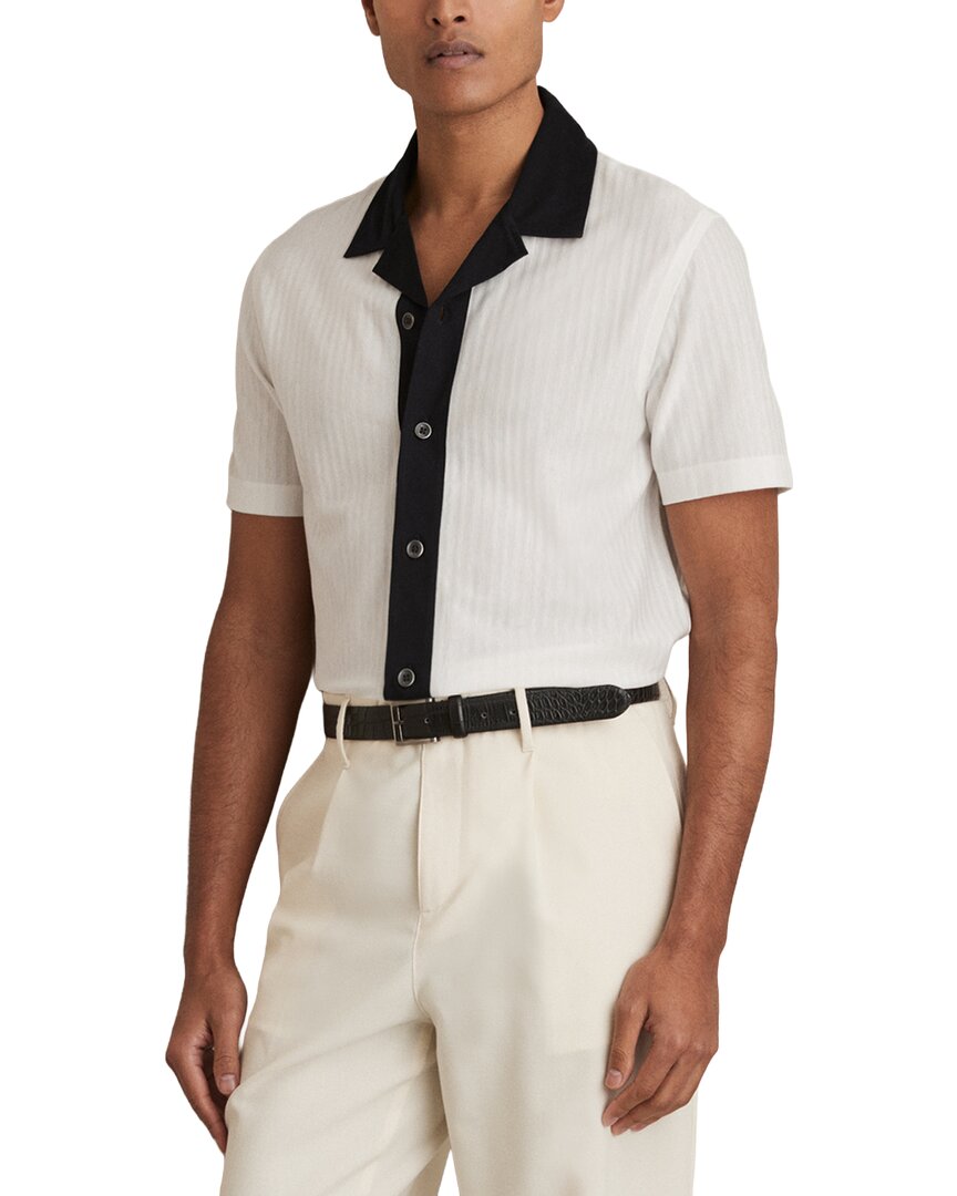 Reiss Aster Textured Color Shirt