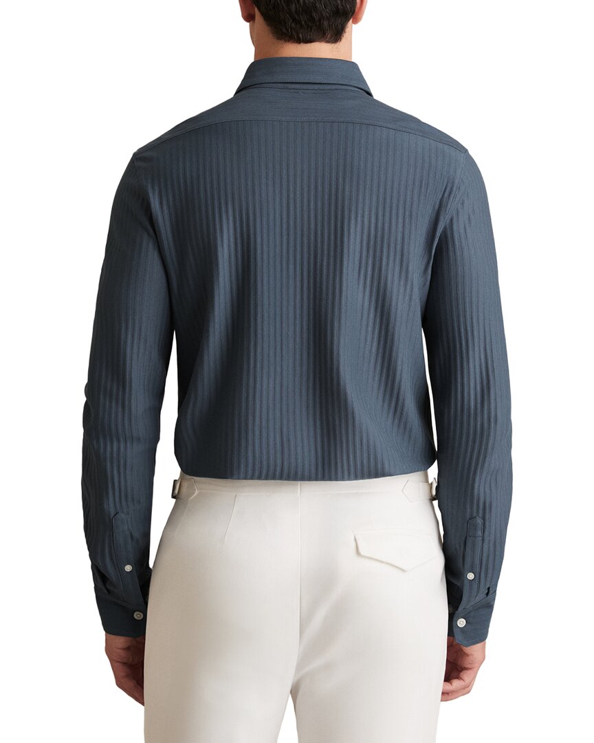 Reiss Hayes Stripe Jacquard Shirt