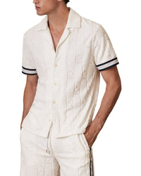 Reiss Reiss Kala Jacquard Monogram Shirt