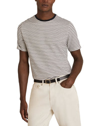 Reiss June Heavyweight Strip T-Shirt