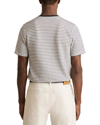 Reiss June Heavyweight Strip T-Shirt
