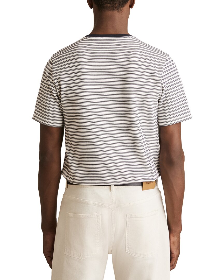 Reiss June Heavyweight Strip T-Shirt