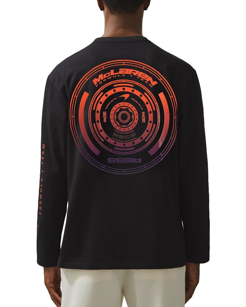 Reiss Legacy Ombre Tyre Print T-Shirt