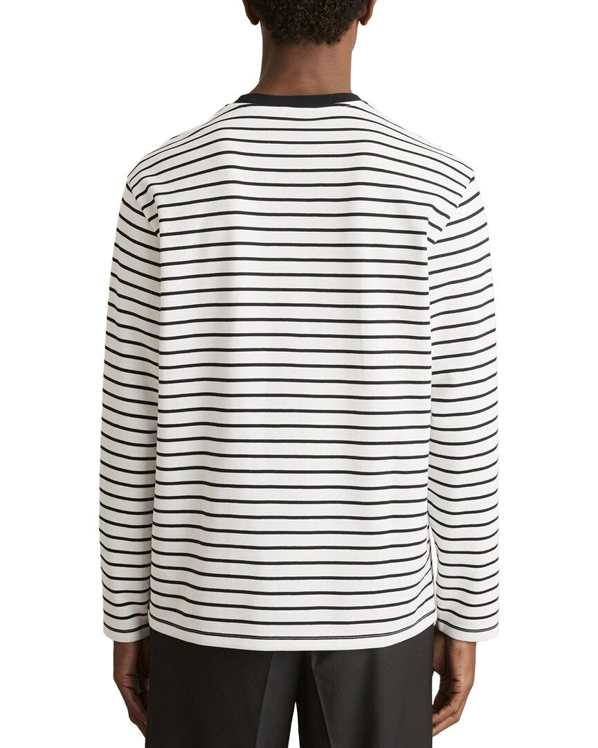 Reiss Eddie Stripe Heavyweight T-Shirt