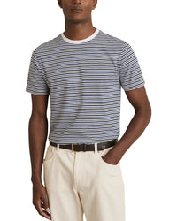 Reiss Bay Mercerised Stripe T-Shirt
