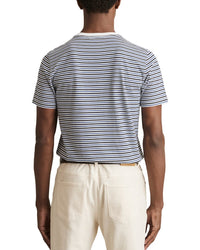 Reiss Bay Mercerised Stripe T-Shirt