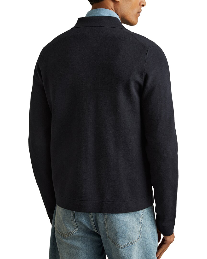 Reiss Rivers Zippered Wool Top
