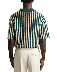 Reiss Roulette Cuban Button Top