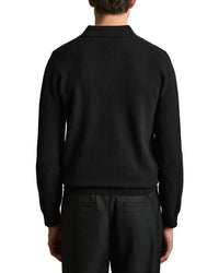 Reiss Kingsley Half Button Wool Top