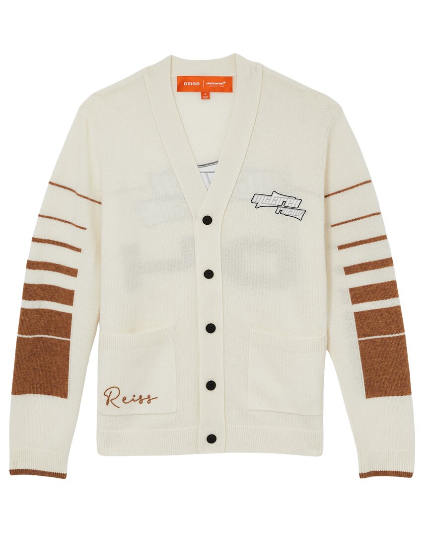 Reiss Boom Mclaren Racing Wool & Cashmere-Blend Top