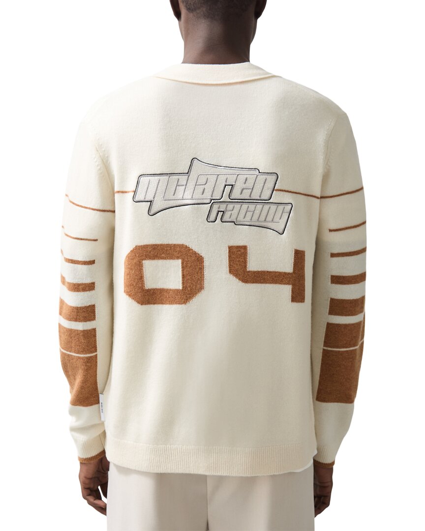 Reiss Boom Mclaren Racing Wool & Cashmere-Blend Top