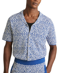Reiss River Cuban Button Top