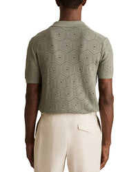 Reiss Reiss Royce Cuban Button Front Top