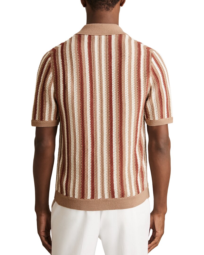 Reiss Carrington Cuban Button Front Top