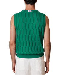Reiss Santo Pointelle Knitted Top