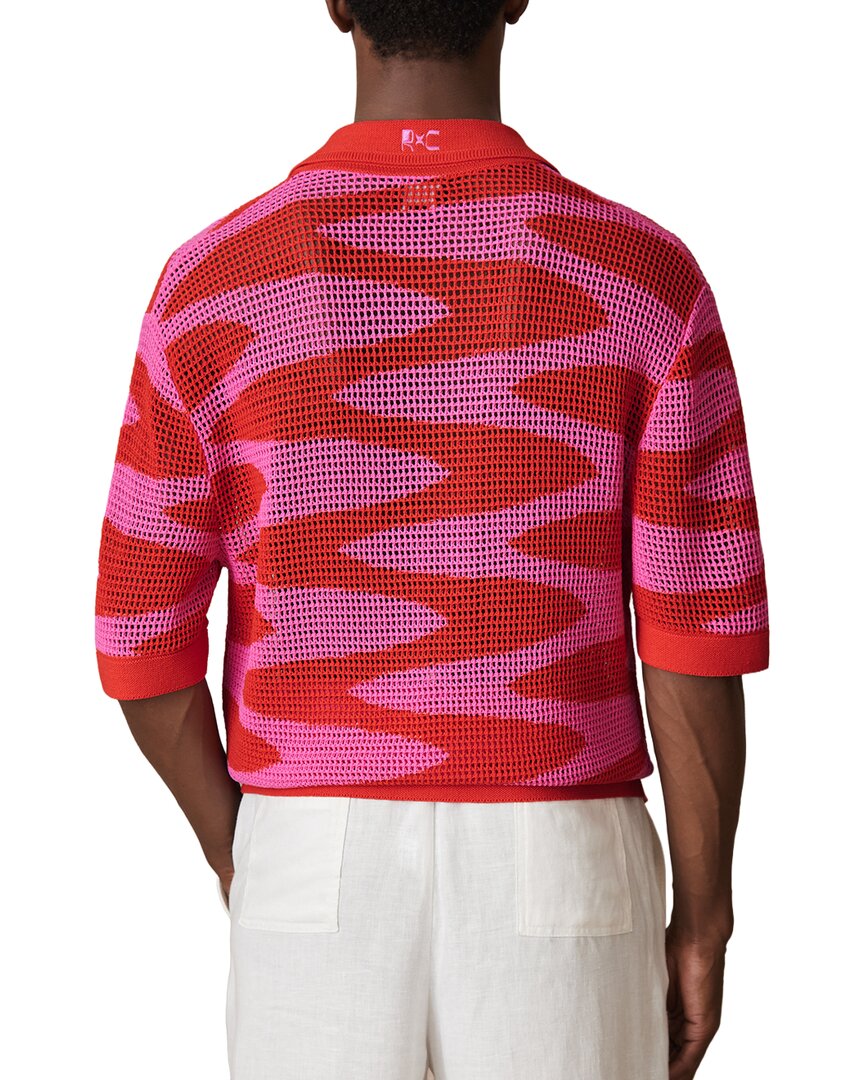 Reiss Soliel Wave Jacquard Top