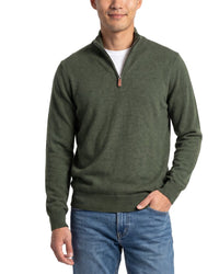 Mette 100% Cashmere 1/4-Zip Sweater