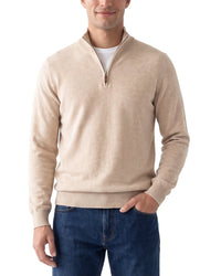 Mette 100% Cashmere 1/4-Zip Sweater