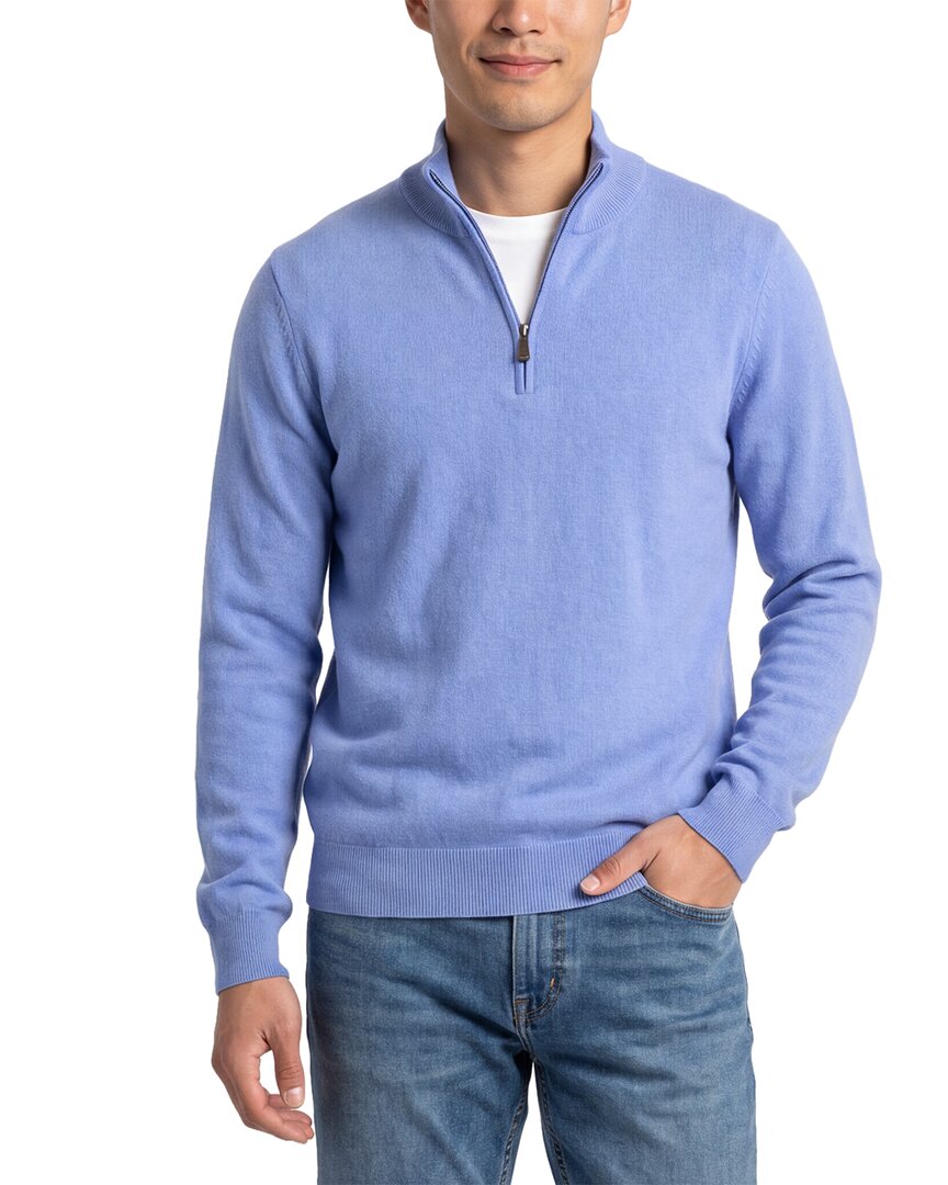Mette 100% Cashmere 1/4-Zip Sweater