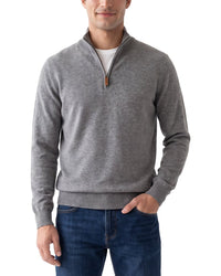 Mette 100% Cashmere 1/4-Zip Sweater