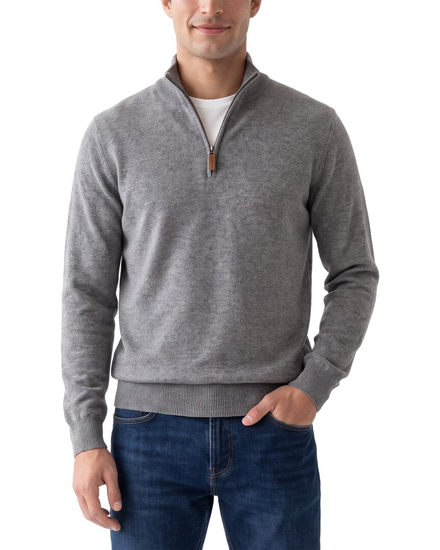 Mette 100% Cashmere 1/4-Zip Sweater