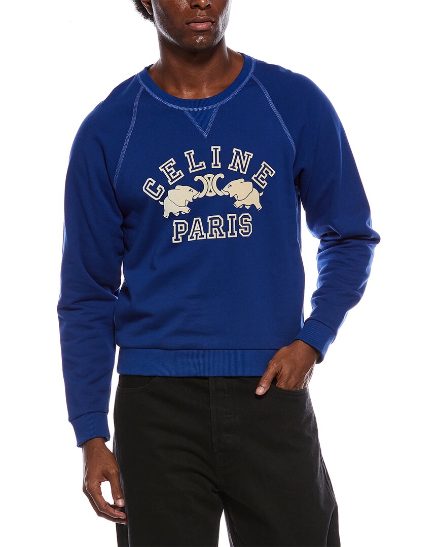 Celine Logo Crewneck Sweatshirt