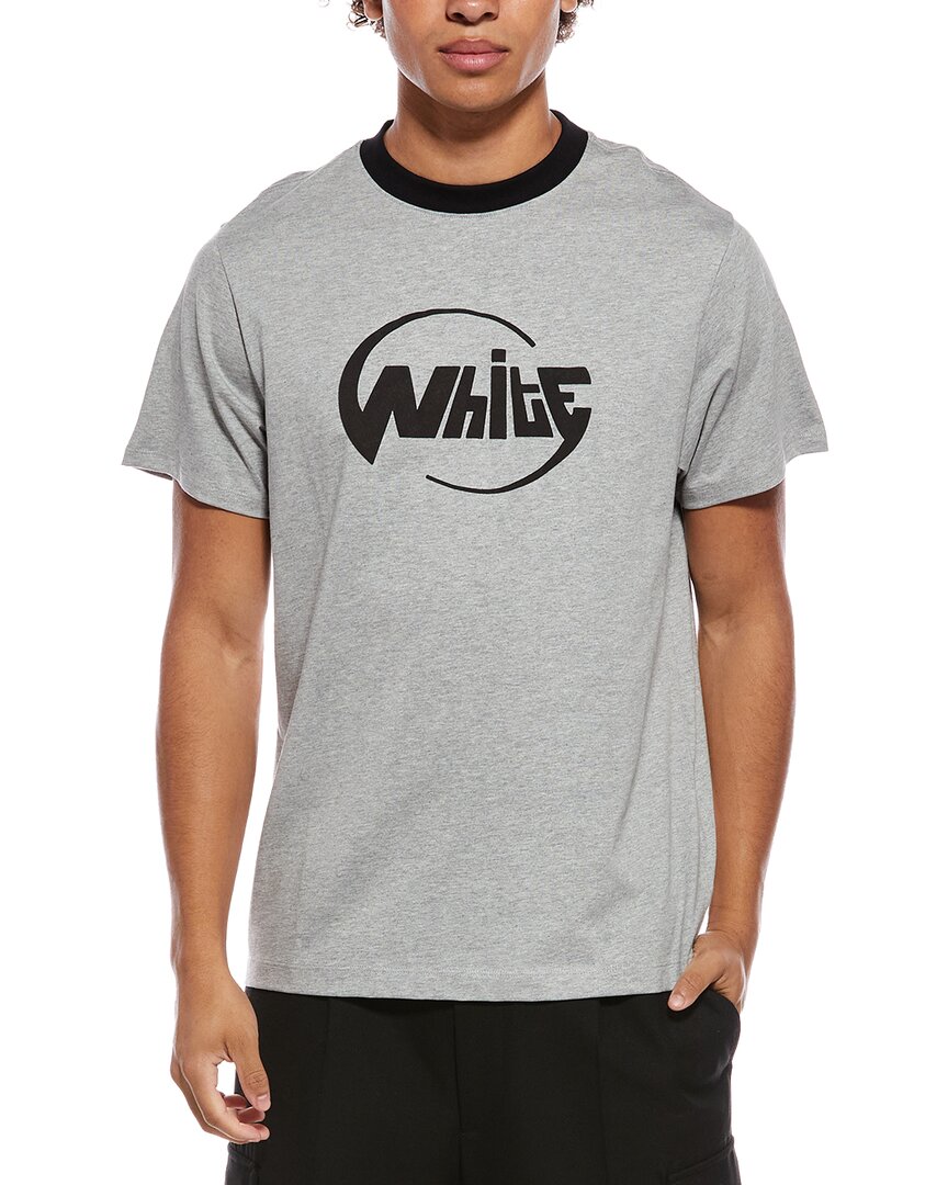Off-White™ Off-White™ Slim Fit Globe Logo T-Shirt