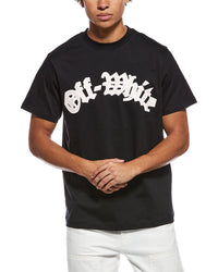 Off-White™ Slim Fit Goth Logo Jersey T-Shirt